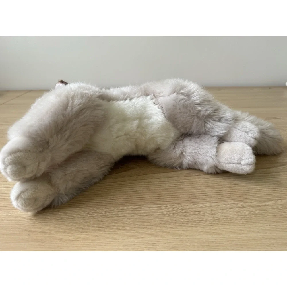 Realistic Blue Eyed Persian Cat Plush Fluffy Kitten Stuffed Animal‎ Toy